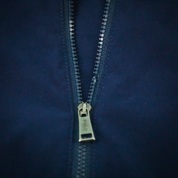 Polo Ralph Lauren Size Medium M Blue Performance US Open Full Zip Jacket - Picture 9 of 10